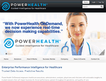Tablet Screenshot of powerhealth.com